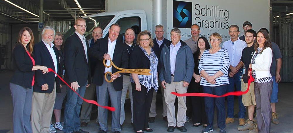Schilling Graphics Chamber of Commerce Ribbon Cutting