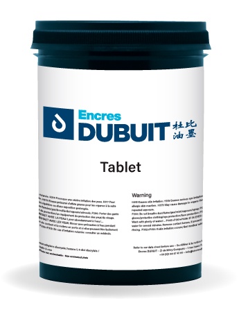 Encres DUBUIT-SCREEN PRINTING-TABLET